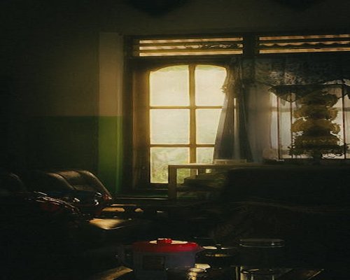 Momen istirahat tenang di rumah